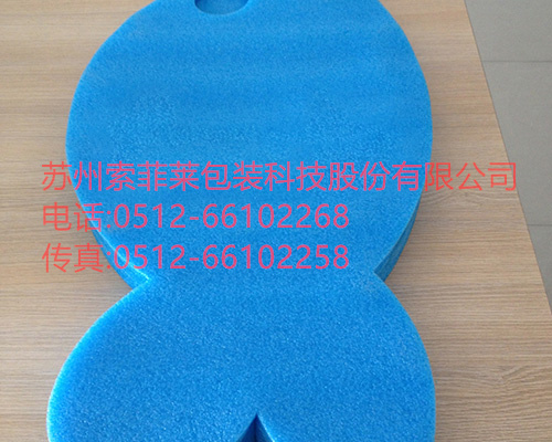 EPE珍珠棉模切加工，深藍(lán)色珍珠棉加工